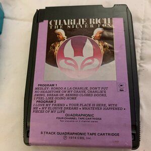 Charlie Rich The Silver Fox Quadraphonic 8-Track Tape Epic EAQ 33250